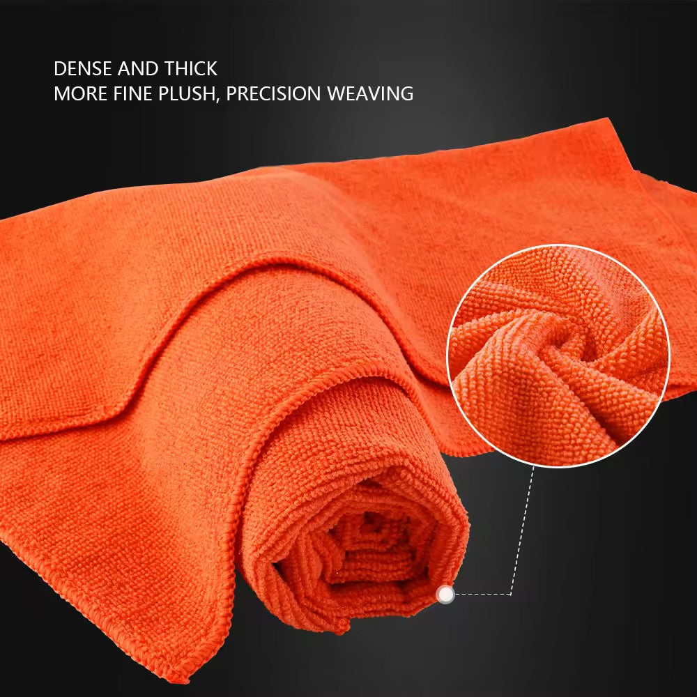 Paño de Limpieza de Microfibra SPTA, Toallas para Lavado de Autos, 1 Pieza, Naranja, 320GSM, Toallas de Microfibra Premium
Reutilizables y Lavables para Autos