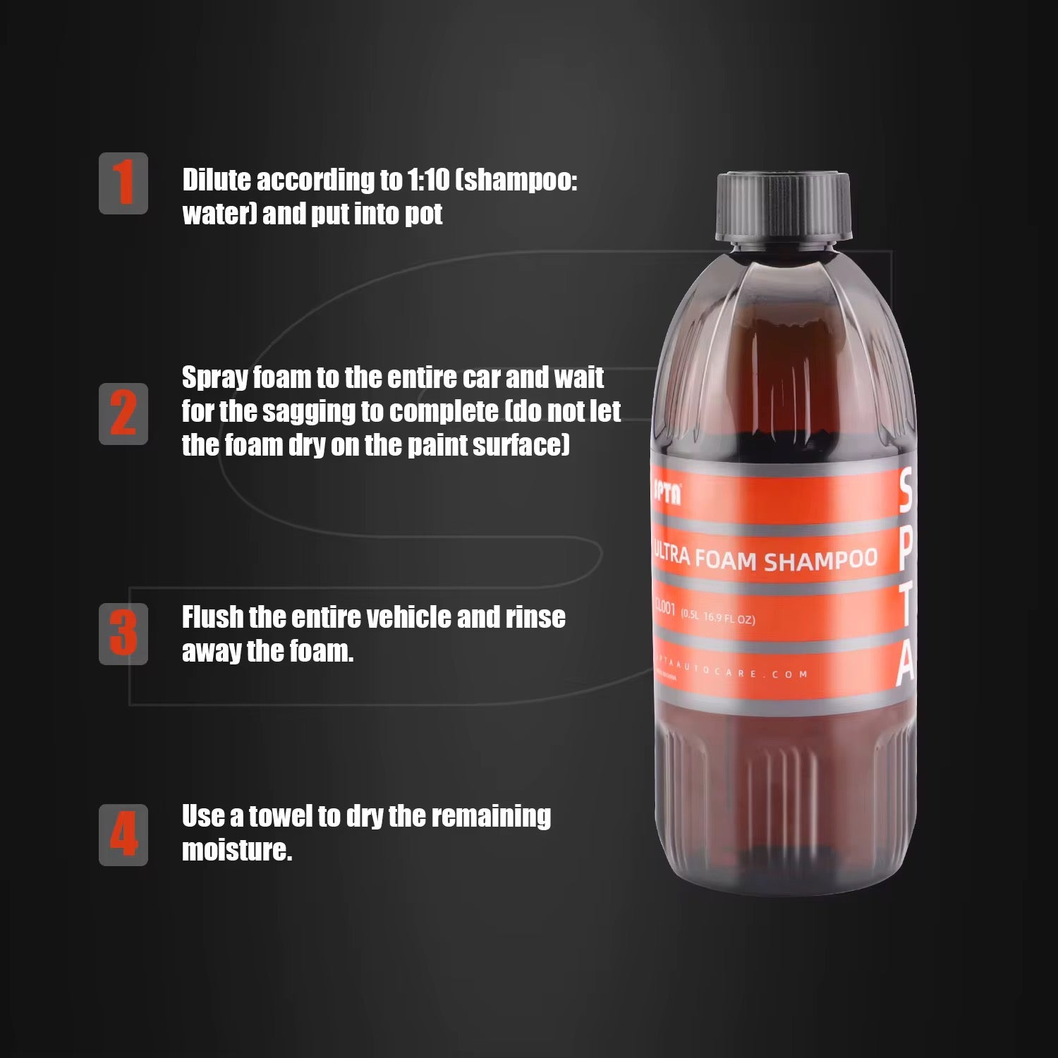 Ultra Foam Shampoo SPTA 500ml