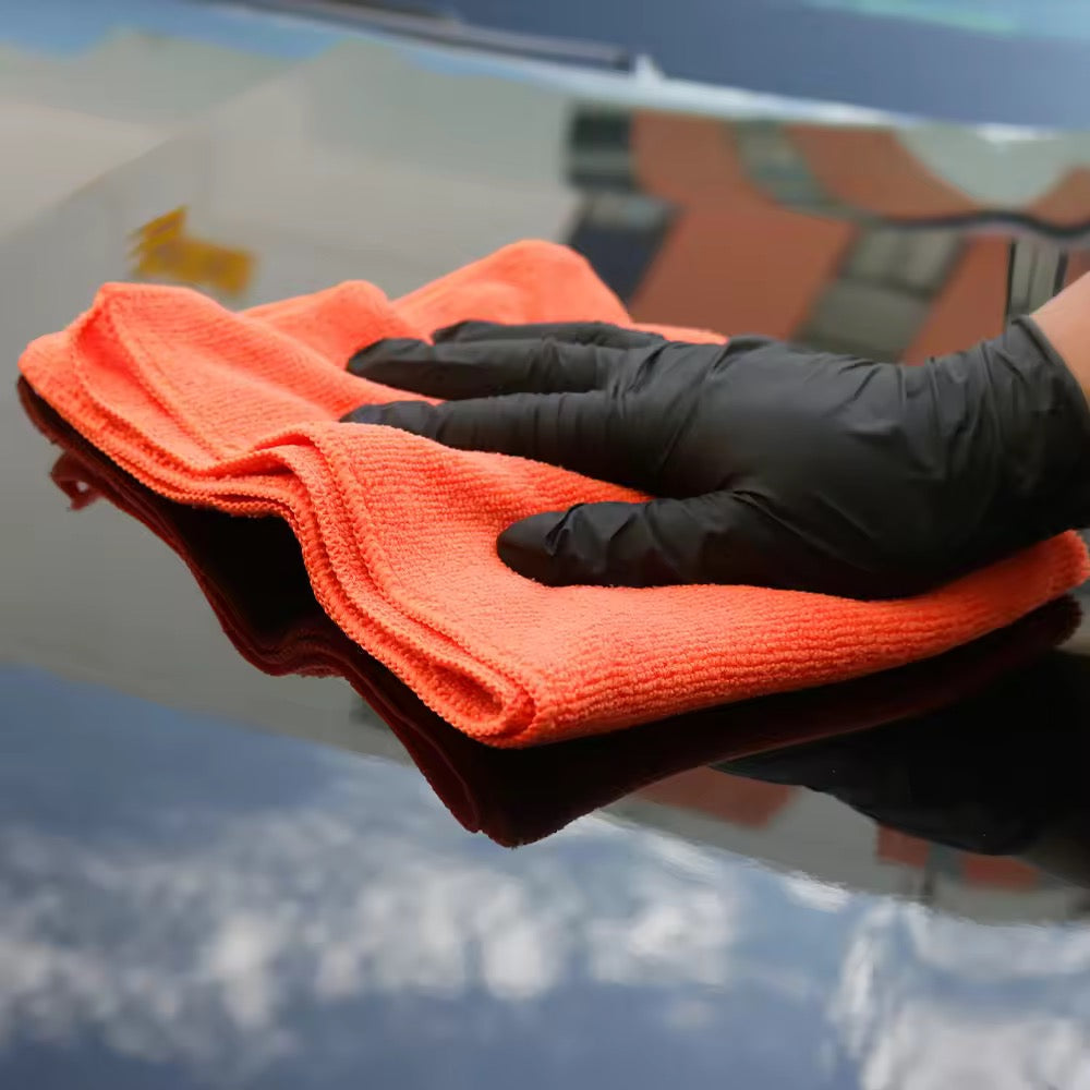 Paño de Limpieza de Microfibra SPTA, Toallas para Lavado de Autos, 1 Pieza, Naranja, 320GSM, Toallas de Microfibra Premium
Reutilizables y Lavables para Autos
