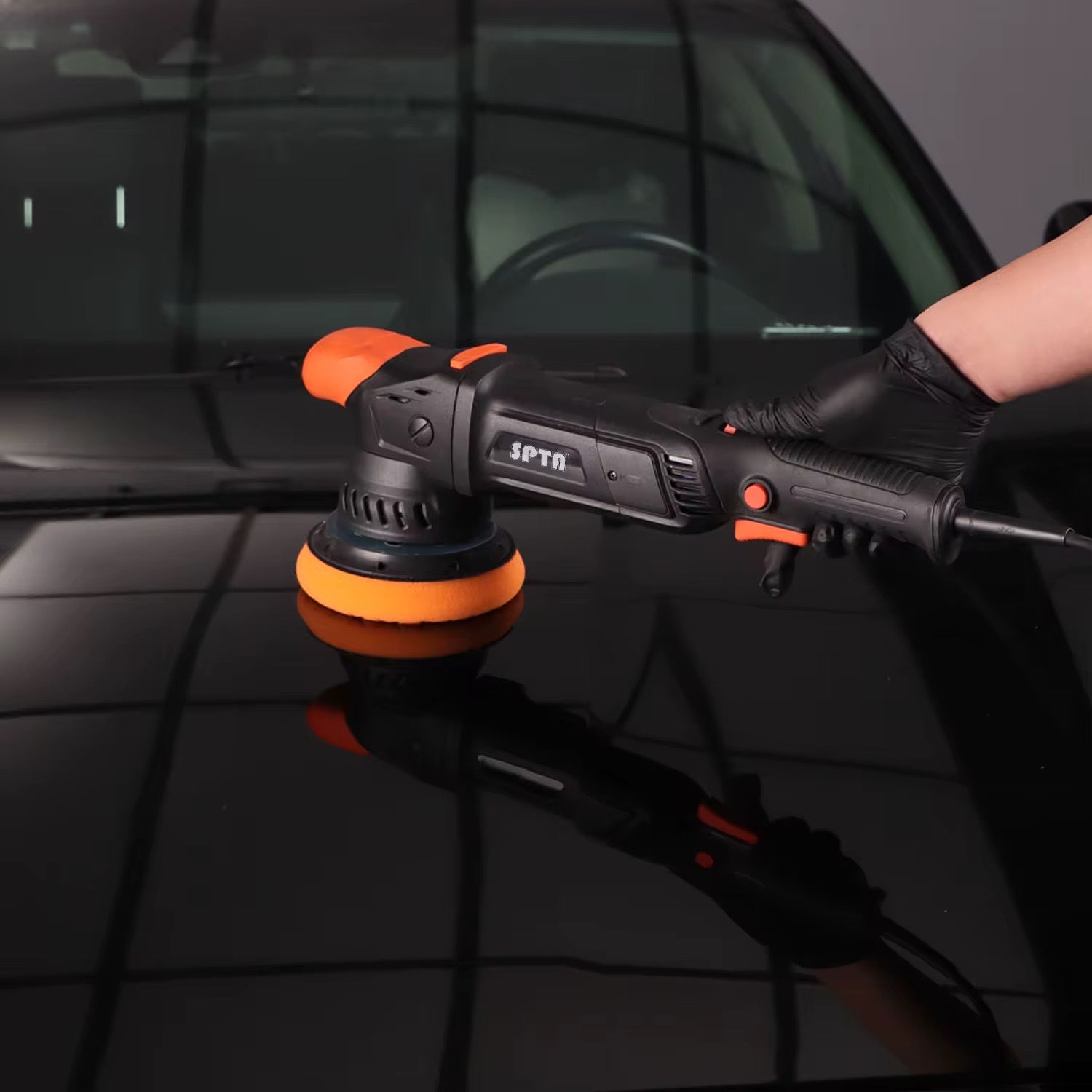 SPTA CP501-5/15 Pulidora de Doble Acción de 1100W y 6
Velocidades de Alto Rendimiento para el Cuidado у Detallado de Automóviles