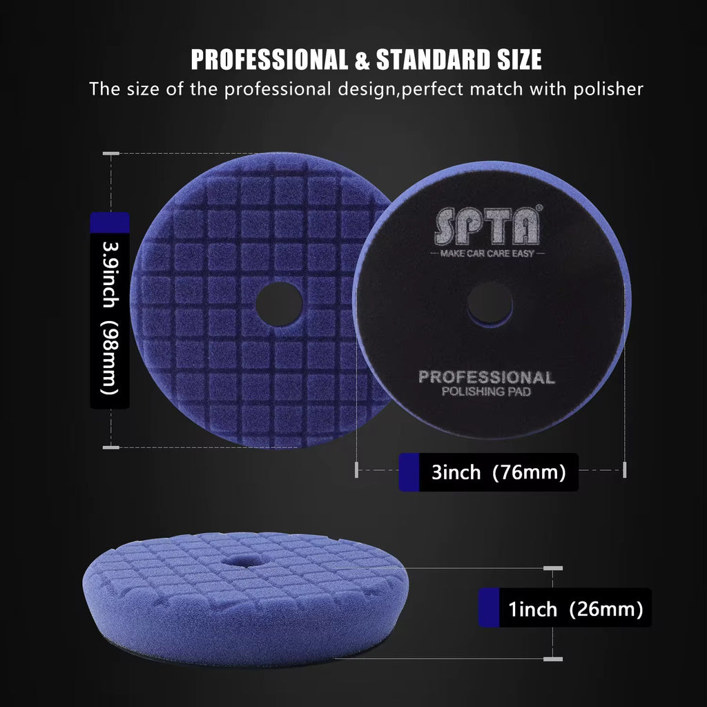 Kit de pads Heavy cut, medium cut y Finish Cut