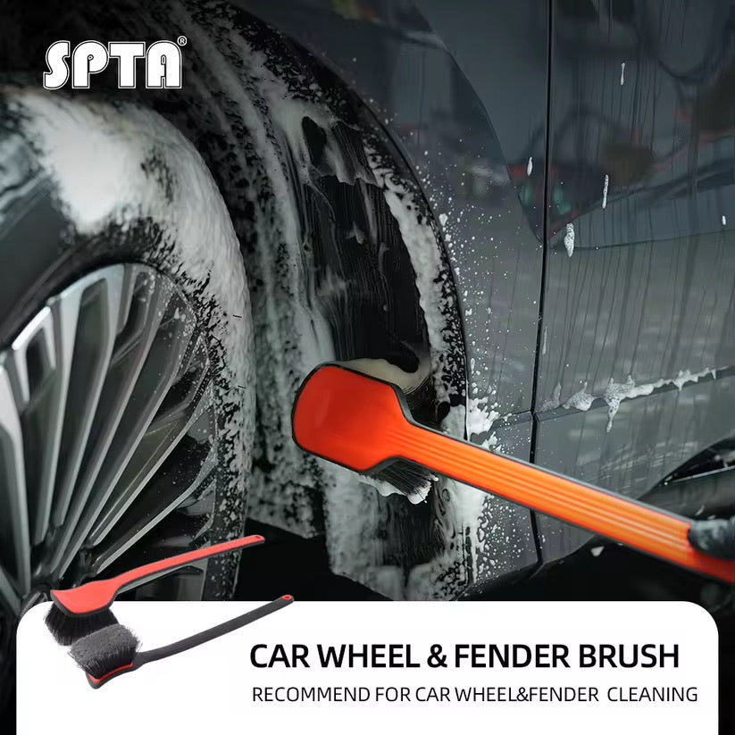 Car wheel & fender brush