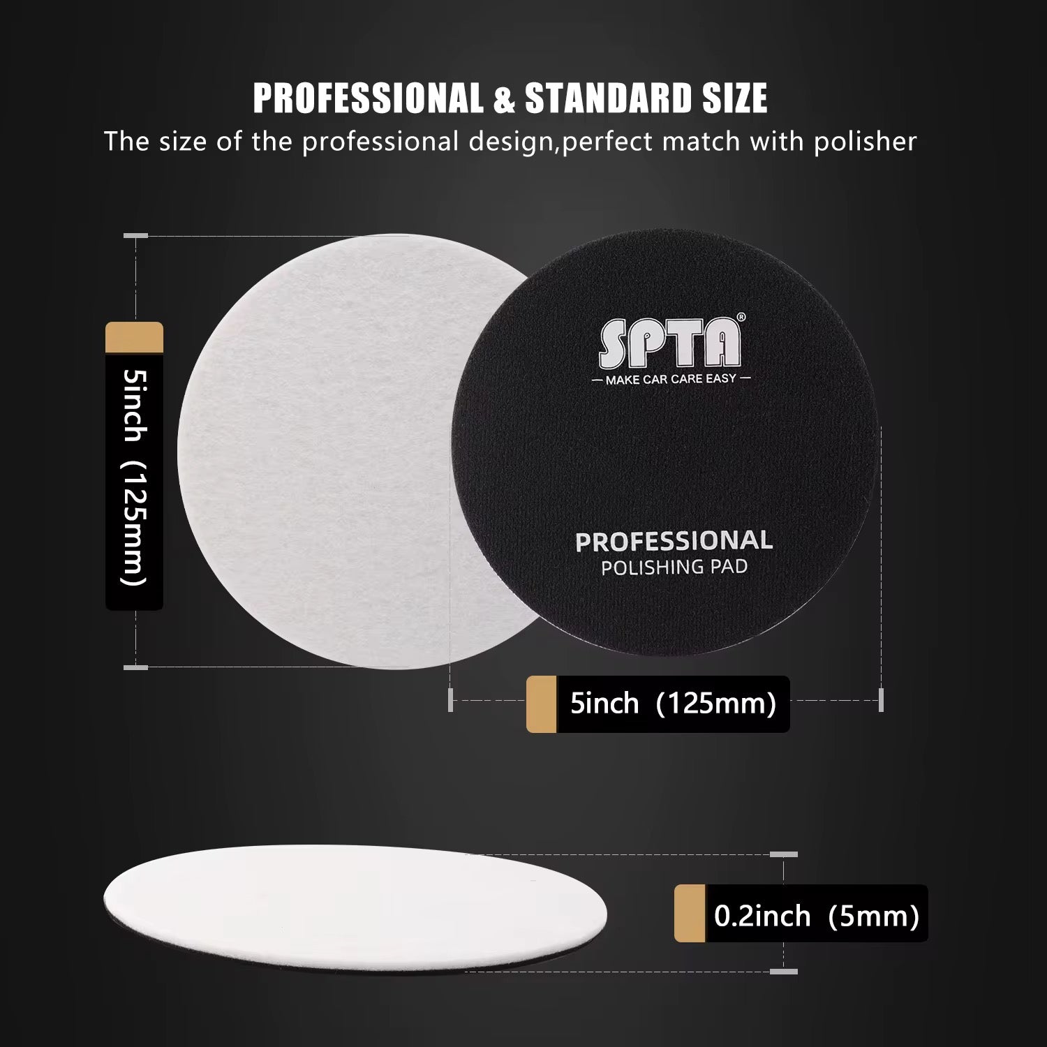 Felt Polishing Pad SPTA