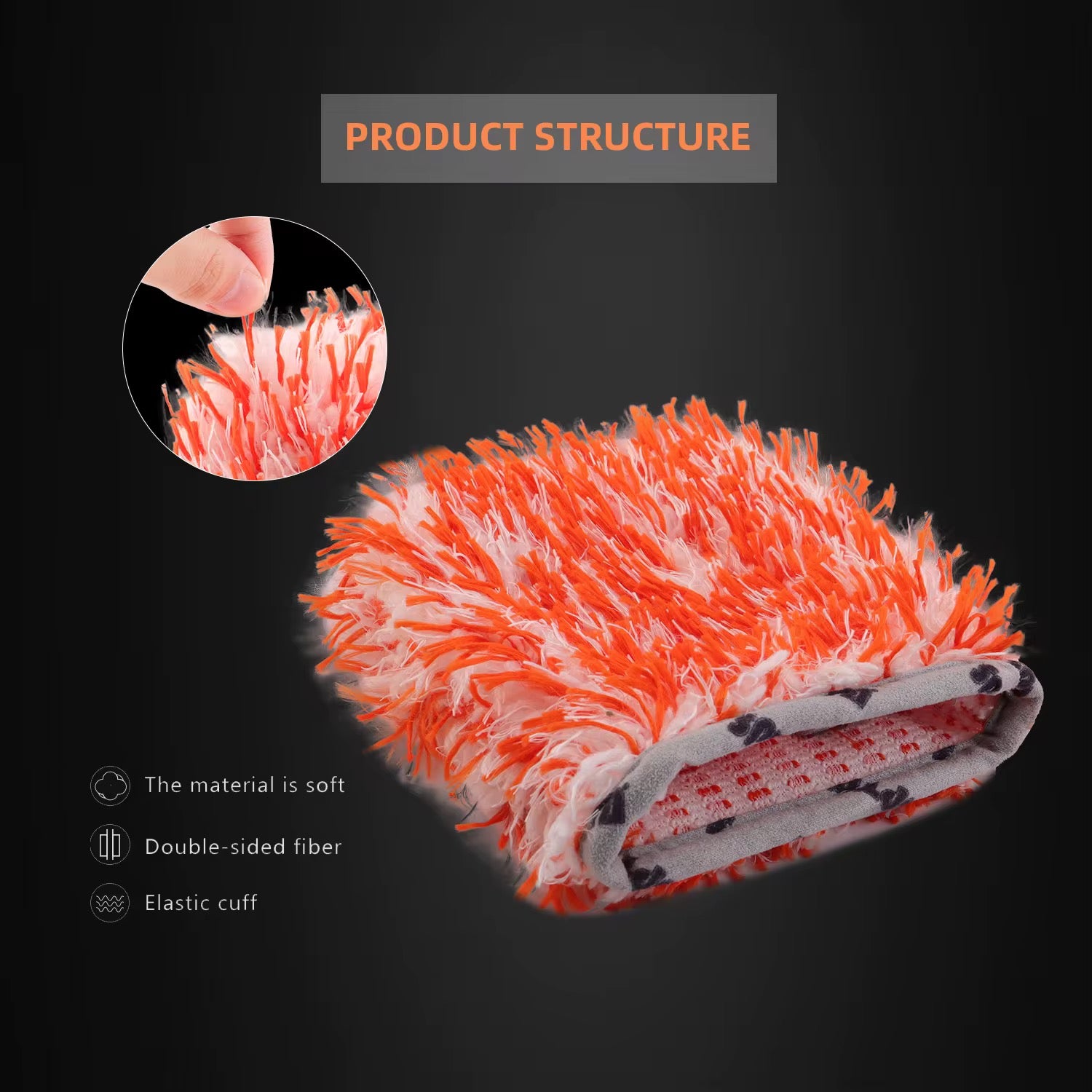 Finger Wheel Wash Mitt