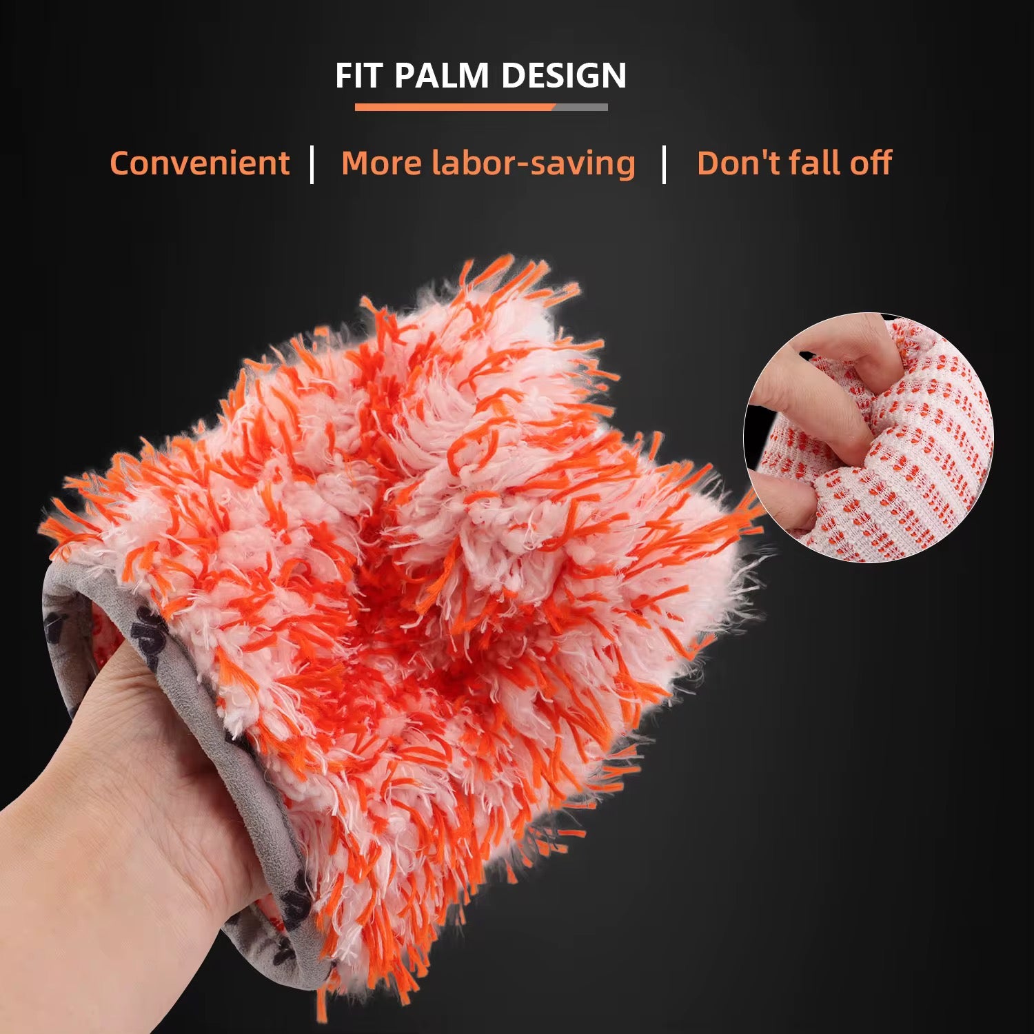 Finger Wheel Wash Mitt